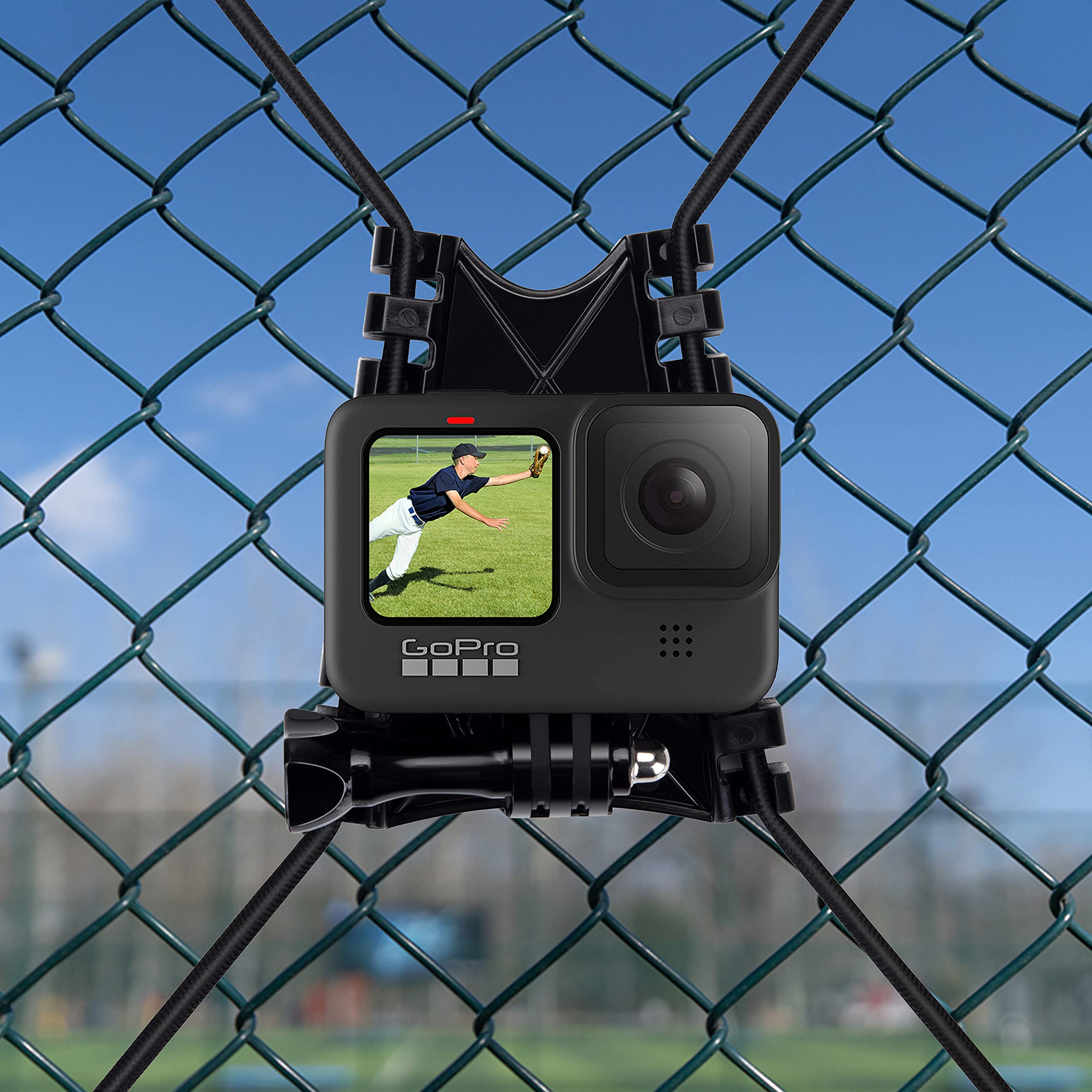 Suptig Suptig Net Fence and Tree Pole Mounts for GoPro Hero 13-3 DJI Osmo AKASO Phones and Digital Cameras - View 6 of 6