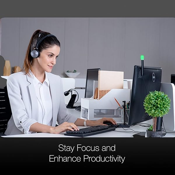 Global Teck Worldwide Global Teck Worldwide GTW Yealink WH62 Duo Stereo UC Headset for Deskphone PC Mac Teams Zoom RingCentral 8x8 Vonage with Microfiber Included - View 6 of 9