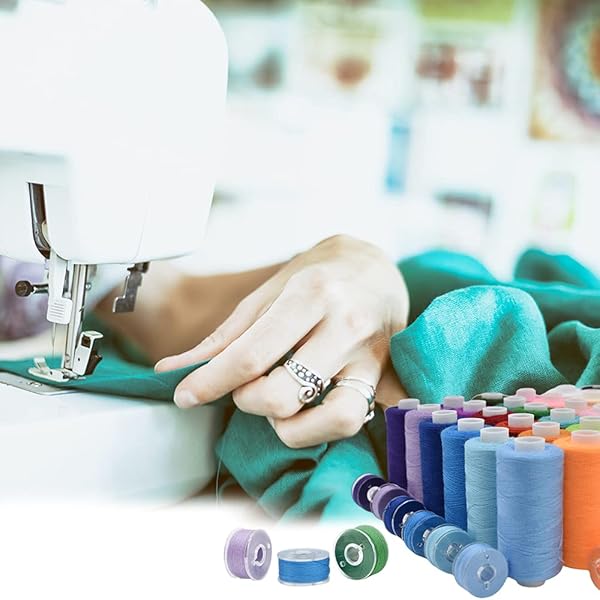 HDST-HOME 72Pcs Prewound Bobbins & 36 Color Thread Spools for Sewing - Perfect for DIY, Travel & Home Use - View 8 of 9