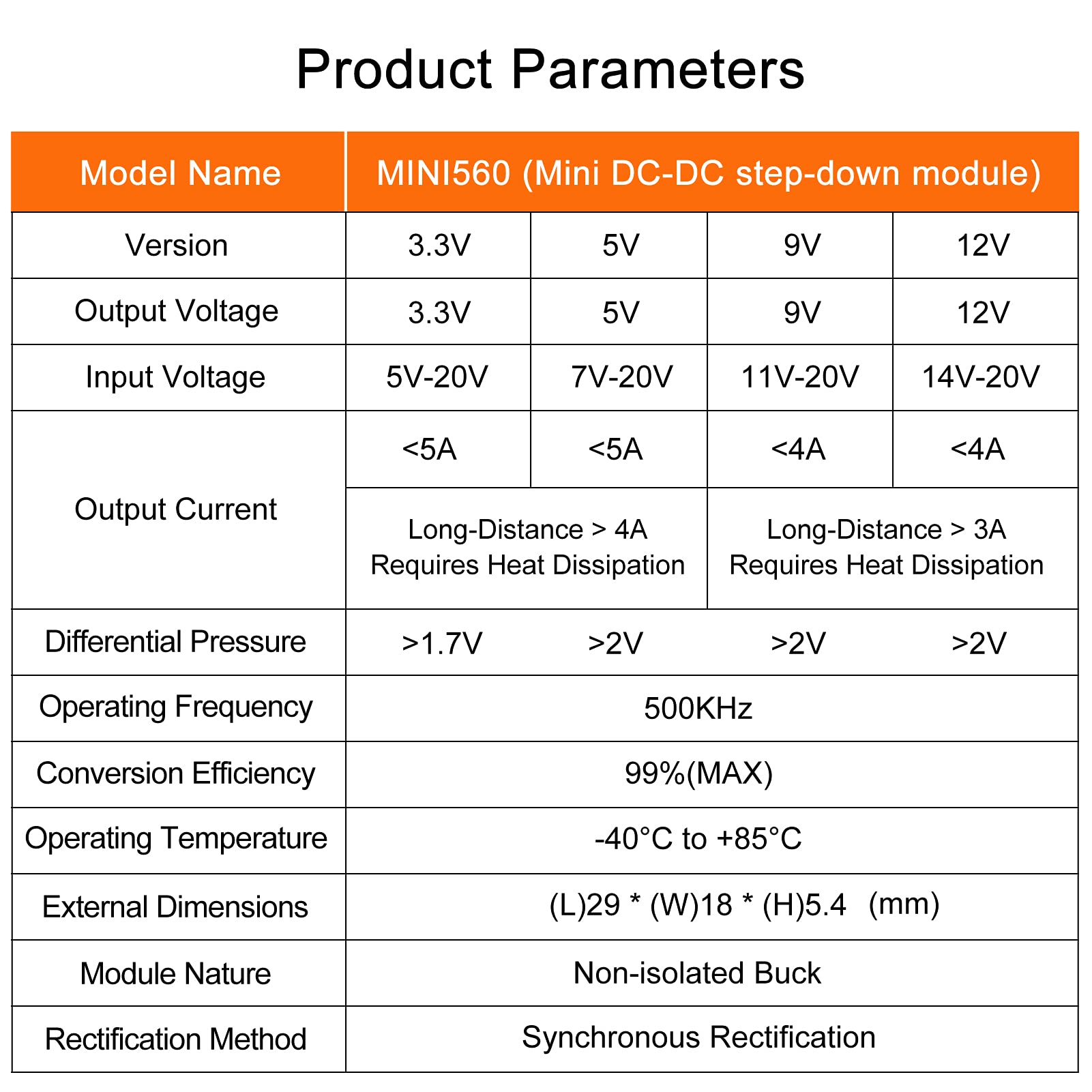 UMLIFE 10-Piece Mini DC-DC Boost Converter 5A Adjustable Step Up Module Voltage Regulator Board Input 14V-20V to 12V Output - View 7 of 7