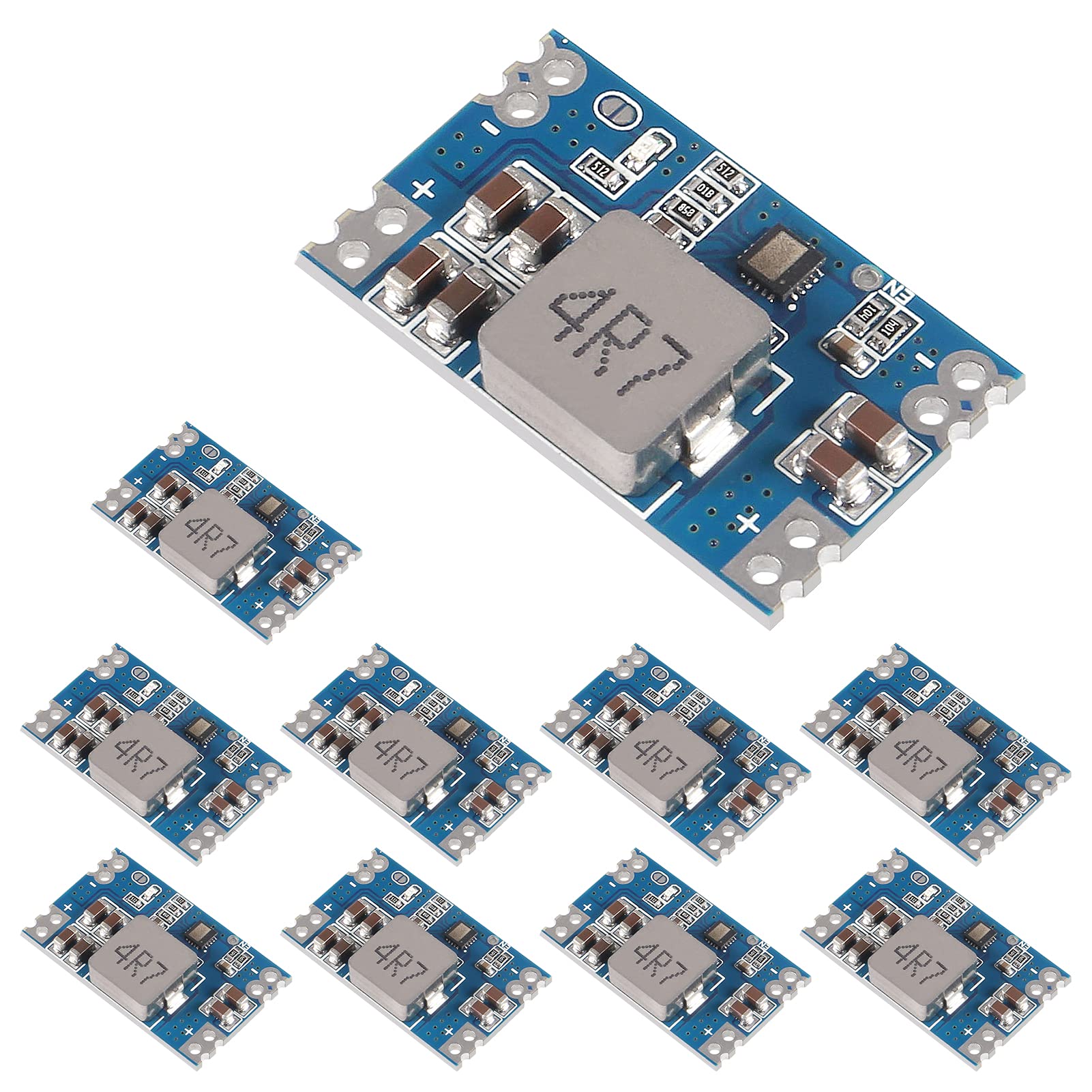UMLIFE 10-Piece Mini DC-DC Boost Converter 5A Adjustable Step Up Module Voltage Regulator Board Input 14V-20V to 12V Output