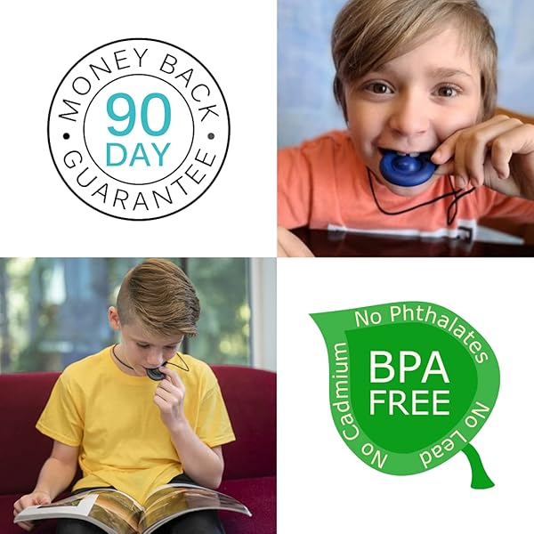 Munchables Munchables Sensory Bubble Popper Chew Necklace and Fidget Toy for Kids and Adults in Wavy Purple - View 3 of 7