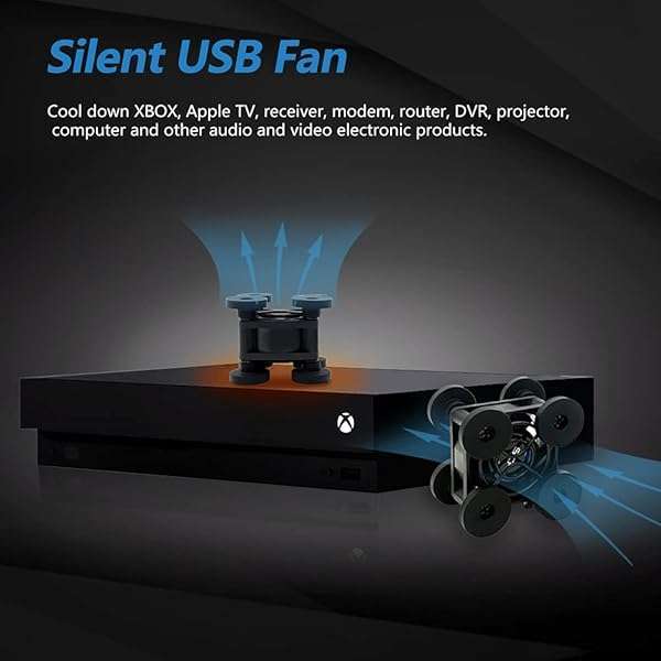 SCCCF Compact 40mm USB Fan for VR, Aquarium, Raspberry Pi & More - SCCCF Mini Cooling Solution - View 4 of 9