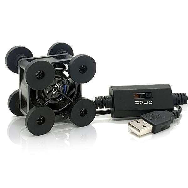 SCCCF Compact 40mm USB Fan for VR, Aquarium, Raspberry Pi & More - SCCCF Mini Cooling Solution - View 2 of 9