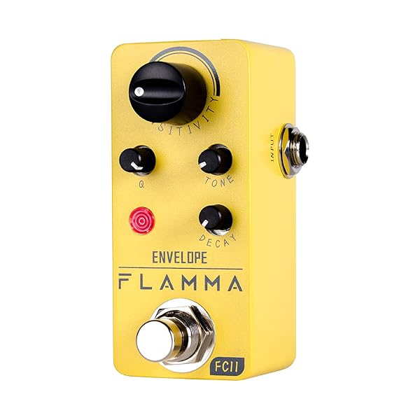 FLAMMA FLAMMA FC11 Auto Wah Pedal: True Bypass Envelope Filter for Guitar & Bass Effects