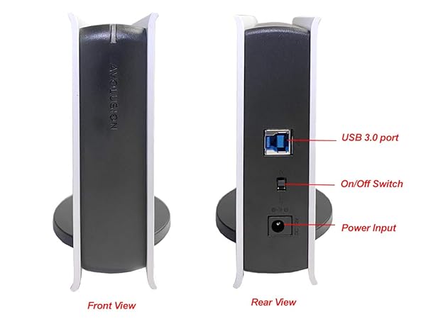 Avolusion Avolusion PRO-5X 3TB USB 3.0 External Gaming Hard Drive for PS5 Console White 2 Year Warranty - View 7 of 10