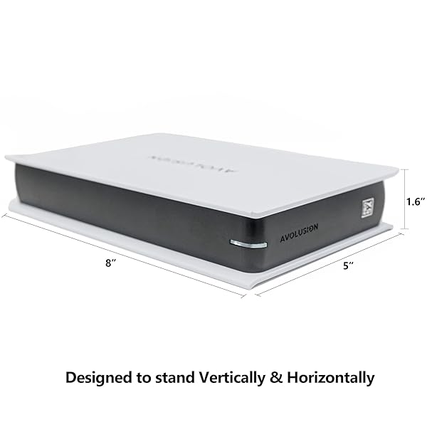 Avolusion Avolusion PRO-5X 3TB USB 3.0 External Gaming Hard Drive for PS5 Console White 2 Year Warranty - View 9 of 10