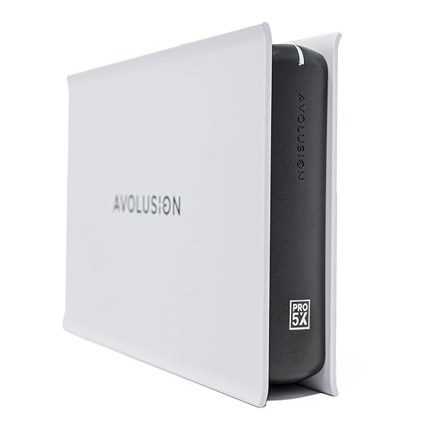 Avolusion Avolusion PRO-5X 3TB USB 3.0 External Gaming Hard Drive for PS5 Console White 2 Year Warranty