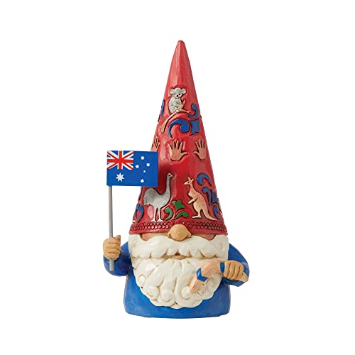 Enesco Shop Enesco Jim Shore Gnomes Around The World Australian Figurine - 5.5 Inch Multicolor Collectible