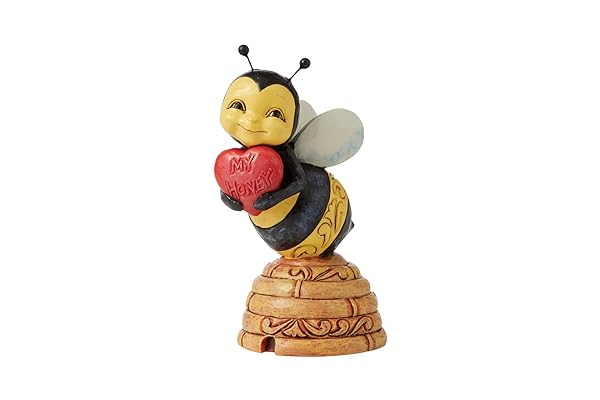 Enesco Jim Shore Honey Bee Miniature Figurine - 3.39 Inch Heartwood Creek Collectible