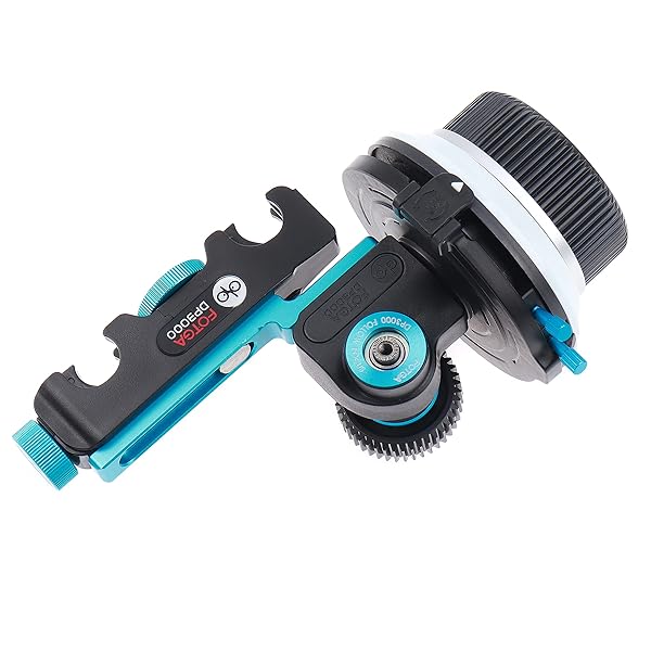 foto4easy Foto4easy Quick Release Follow Focus with A B Hard Stops Gear Ring Belt for Sony Canon Nikon DSLR Camera DV Camcorder 15mm Rod System - View 9 of 9