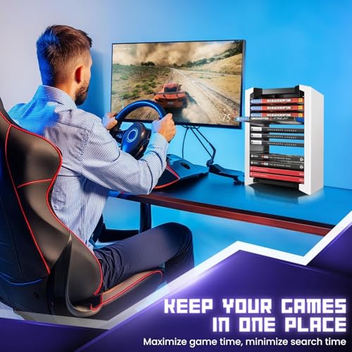 TNP Products Universal Video Game Storage Tower for PS5, PS4, Xbox & Switch - Organize 12 Games in Style! - View 3 of 9