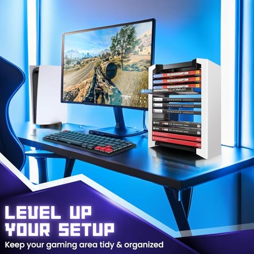 TNP Products Universal Video Game Storage Tower for PS5, PS4, Xbox & Switch - Organize 12 Games in Style! - View 4 of 9