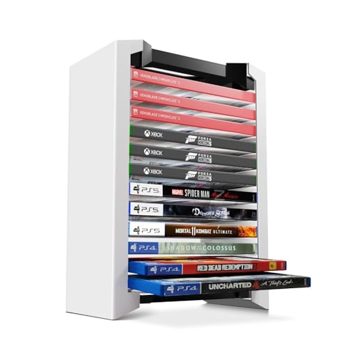 TNP Products Universal Video Game Storage Tower for PS5, PS4, Xbox & Switch - Organize 12 Games in Style! - View 2 of 9