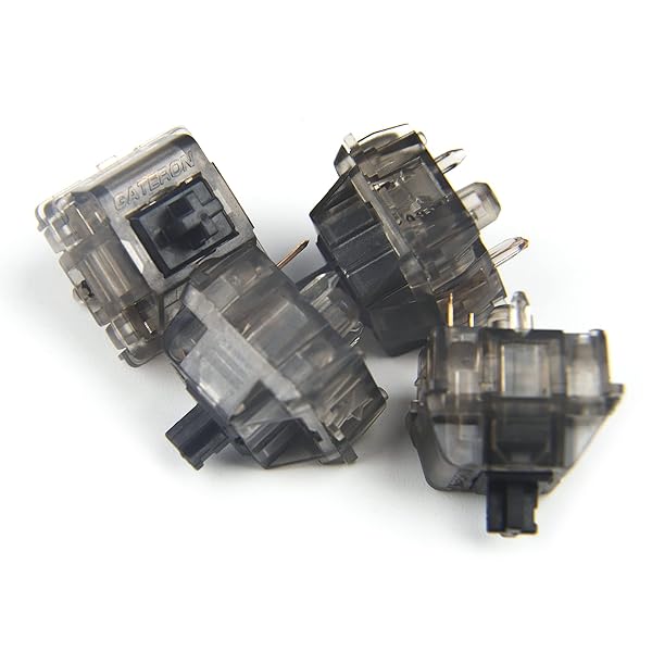 YMDK Gateron Ink v2 5pin Switches Transparent Smokey Housing Custom Mechanical Keyboard Switches 10PCS Black Ink - View 3 of 3
