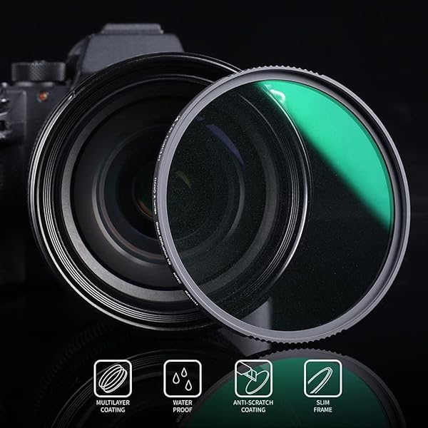 K&F CONCEPT K&F Concept 55mm Black Soft Diffusion Filter Cinebloom Effect Waterproof Scratch Resistant Multi-Layer Coated Camera Lens Accessory - View 8 of 8