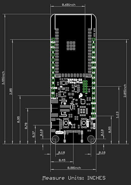 SparkFun SparkFun Thing Plus ESP32-S2: No Bluetooth, WiFi SoC, Feather Form-Factor Dev Board with Flash & RAM Encryption - View 7 of 11
