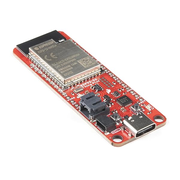 SparkFun Thing Plus ESP32-S2: No Bluetooth, WiFi SoC, Feather Form-Factor Dev Board with Flash & RAM Encryption