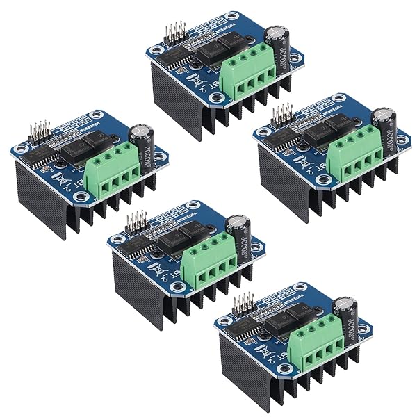 5PCS BTS7960 DC Stepper Motor Driver Module 43A H-Bridge PWM Control for Raspberry Pi Smart Car Projects