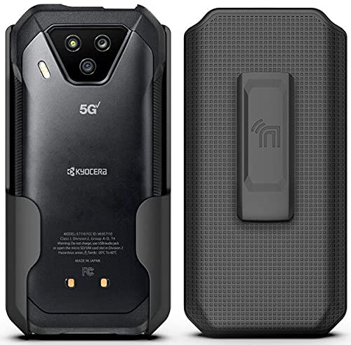 Nakedcellphone Secure Click Belt Clip Holster for Kyocera DuraForce Ultra 5G UW - Nakedcellphone Anchor Lock Edition - View 6 of 9