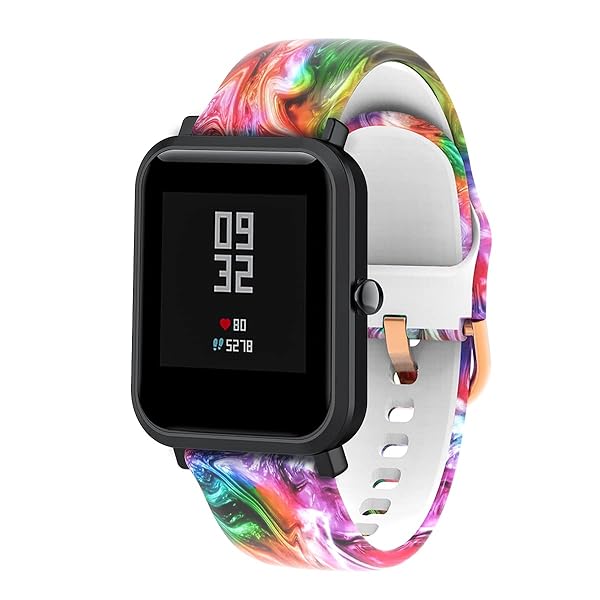 RuenTech Compatible Bands for Willful SW020 ID205 SW021 ID205L SW025 ID205S Smart Watch Quick Release Soft Silicone Straps Multicolor 6-Pack - View 5 of 8