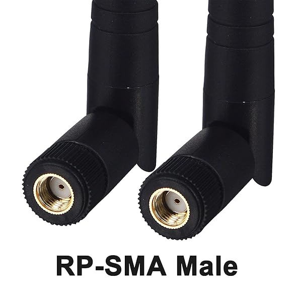 Boobrie BOOBRIE 2pcs 8dbi Dual Band WiFi Antenna 2.4G 5G RP SMA Male Universal WLAN Router Booster - View 4 of 8