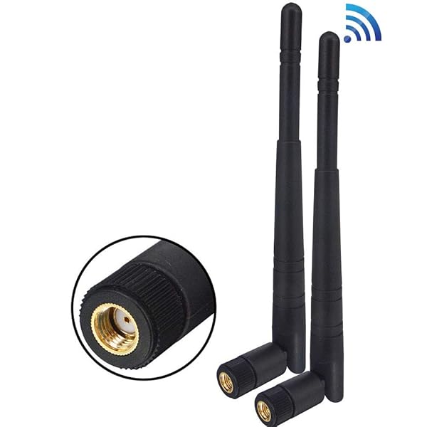 Boobrie BOOBRIE 2pcs 8dbi Dual Band WiFi Antenna 2.4G 5G RP SMA Male Universal WLAN Router Booster - View 7 of 8