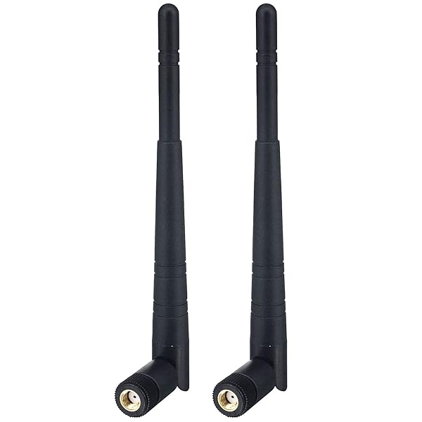 Boobrie BOOBRIE 2pcs 8dbi Dual Band WiFi Antenna 2.4G 5G RP SMA Male Universal WLAN Router Booster