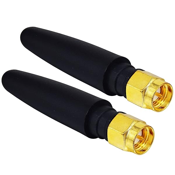 Boobrie BOOBRIE 2-Pack Mini WiFi Antenna 2.4GHz 2dBi Omni Directional SMA Male Signal Booster for Wireless Router PC Bluetooth Network Receive - View 3 of 8