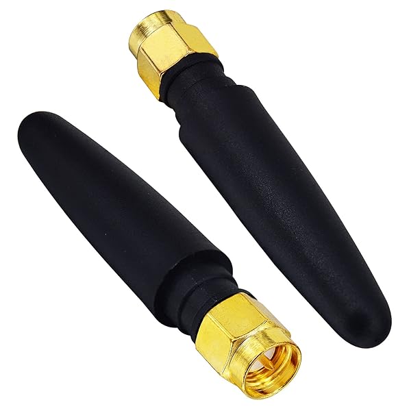 Boobrie BOOBRIE 2-Pack Mini WiFi Antenna 2.4GHz 2dBi Omni Directional SMA Male Signal Booster for Wireless Router PC Bluetooth Network Receive - View 4 of 8