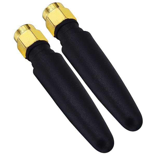 Boobrie BOOBRIE 2-Pack Mini WiFi Antenna 2.4GHz 2dBi Omni Directional SMA Male Signal Booster for Wireless Router PC Bluetooth Network Receive - View 5 of 8