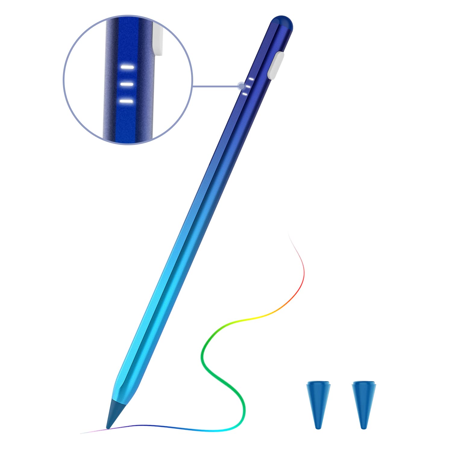 TiMOVO TiMOVO Stylus Pen for iPad with Palm Rejection Compatible with 2018-2025 iPad Models and iPad Pro Air Mini Blue - View 9 of 9