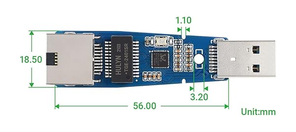 Coolwell USB 3.2 Gen1 to RJ45 Gigabit Ethernet Converter Plug and Play Multi Systems Compatibility No Driver Needed - View 8 of 8