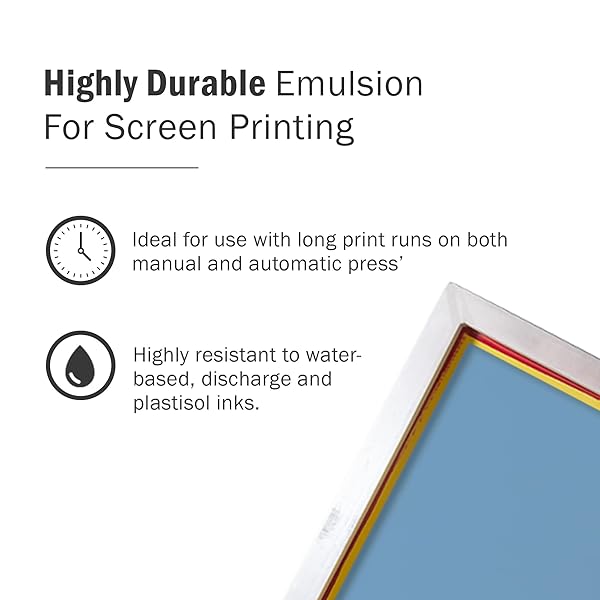Screen Print Direct Ecotex WR Blue Screen Printing Emulsion Quart 32oz Diazo Required Photo Emulsion for Silk Screens and Fabric Water Based Ink - View 4 of 7