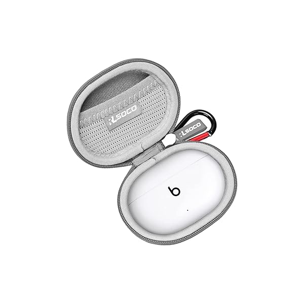 RLSOCO Case for Beats Studio Buds and Studio Buds Plus True Wireless Earbuds Grey Color