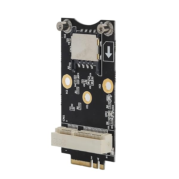 VBESTLIFE VBESTLIFE M.2 to Mini PCI E Adapter Card A E Key 3G 4G Module with SIM Card Slot Plug and Play for Windows 8 7 2000 Linux - View 9 of 10