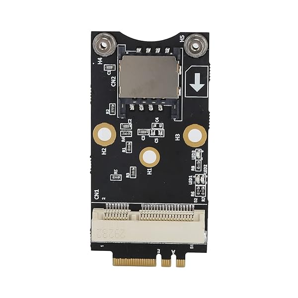 VBESTLIFE VBESTLIFE M.2 to Mini PCI E Adapter Card A E Key 3G 4G Module with SIM Card Slot Plug and Play for Windows 8 7 2000 Linux - View 2 of 10