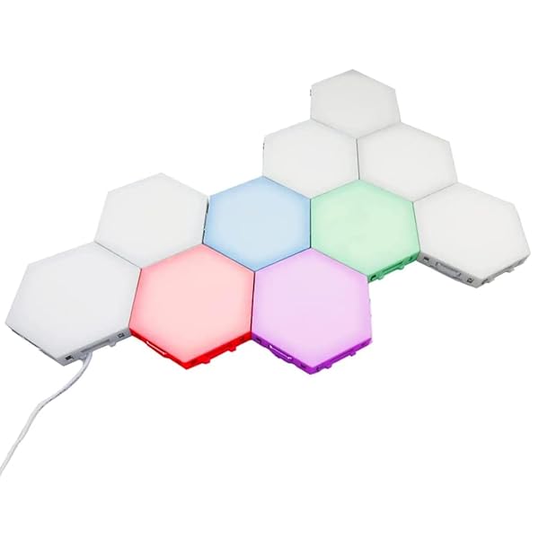 Bright Autism Bright Autism Tap Tap Touch Sensory Lights Dimmable Room Lighting for Therapeutic Play Visual Tactile Soothing LED Stimulation 10pcs