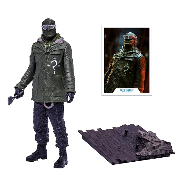 McFarlane Toys McFarlane Multiverse The Riddler 12 Inch Deluxe Figure from Batman Movie - View 8 of 10