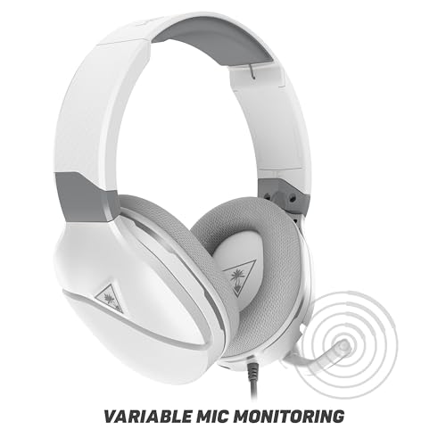 Turtle Beach Buy Turtle Beach Recon 200 Gen 2 Gaming Headset - Xbox, PS5, Switch, PC - White | Best Sound & Comfort - View 6 of 10