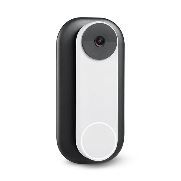 Wasserstein Wasserstein Wall Plate for Google Nest Doorbell Battery Compatible with Google Nest