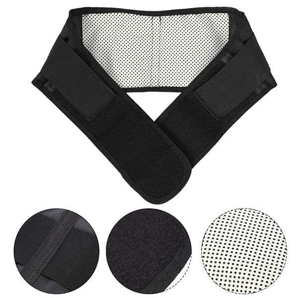 ANGGREK ANGGREK Self-Heating Waist Support Belt for Lumbar Support and Lower Back Pain Relief Black Back Brace - View 7 of 10
