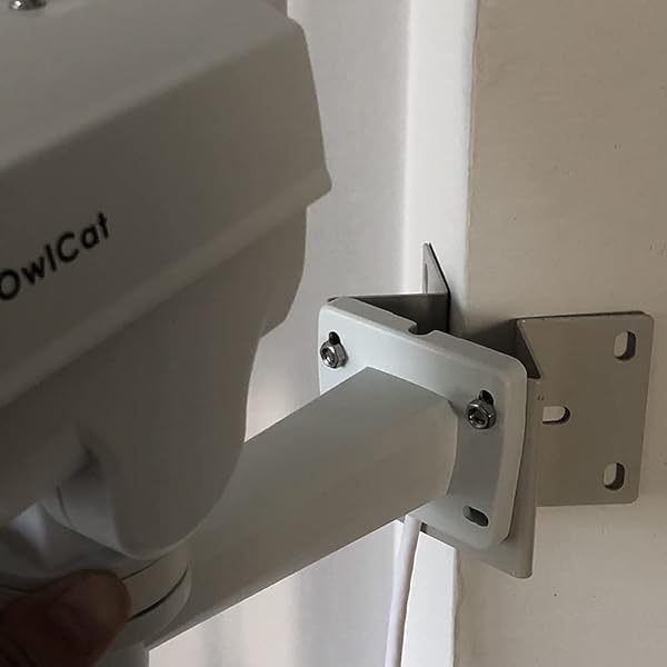OwlCat Durable Corner Mount Metal Bracket for CCTV Cameras - Right Angle Holder Adapter - View 10 of 11