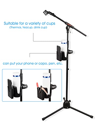Mr.Power Mr Power Mic Stand Cup Holder with Phone Holder Universal 2 in 1 Bottle Holder for Music Stand and Boom - View 7 of 9