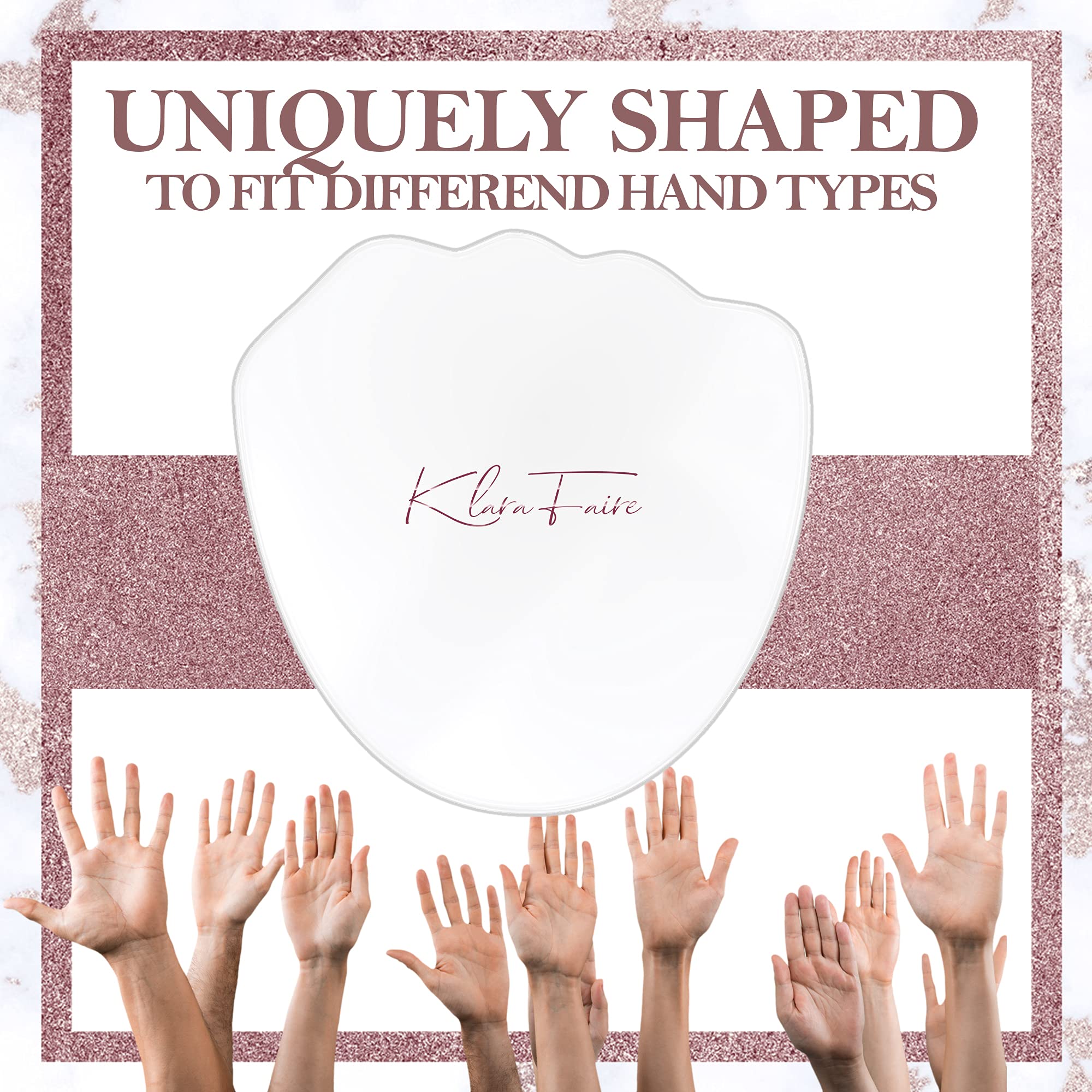 Klara Faire Wrinkle Patches for Dry Hands 4 Pairs Silicone with Gloves for Effective Hand Care and Perfect for Chest Face and Neck Wrinkle Treatment - View 4 of 7