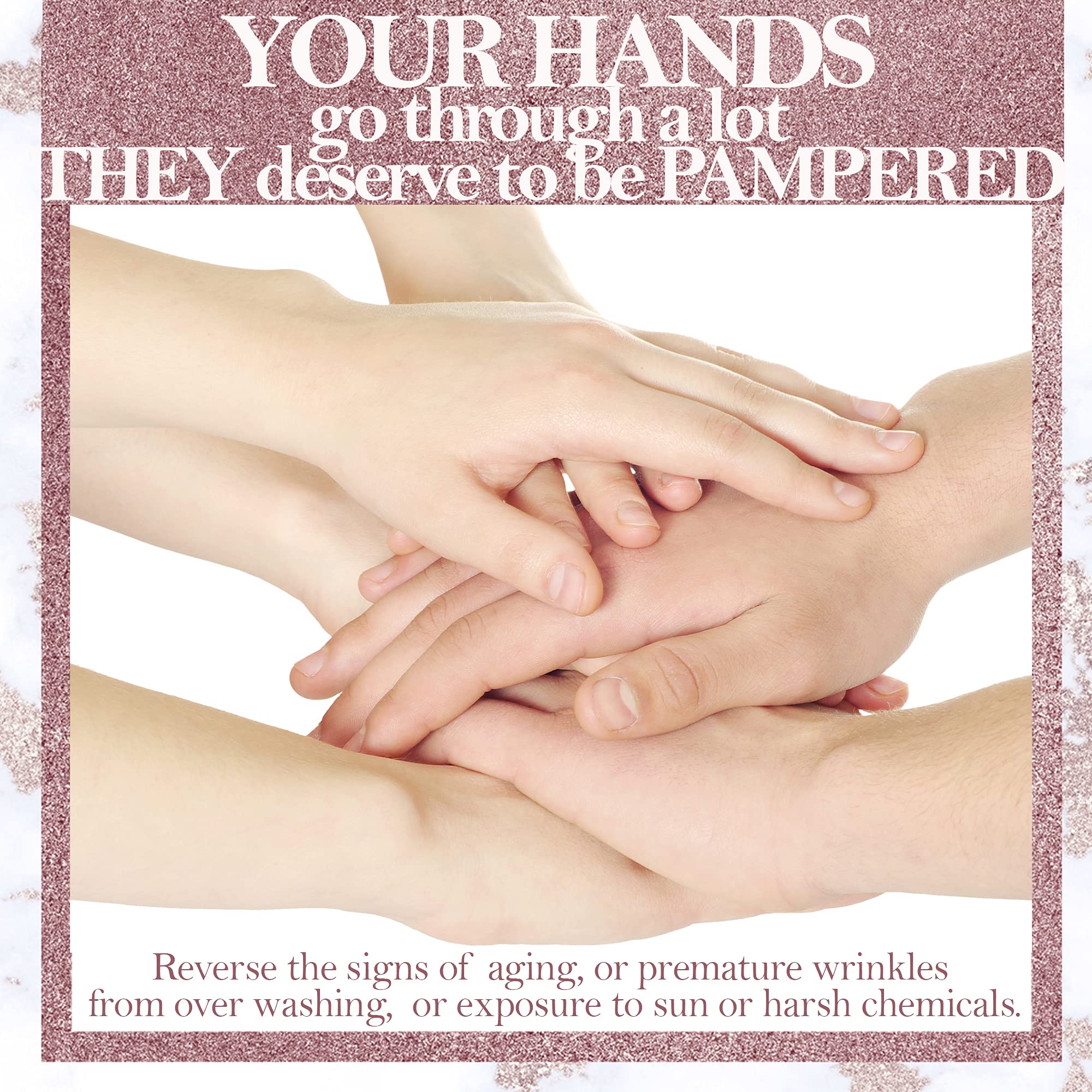 Klara Faire Wrinkle Patches for Dry Hands 4 Pairs Silicone with Gloves for Effective Hand Care and Perfect for Chest Face and Neck Wrinkle Treatment - View 5 of 7