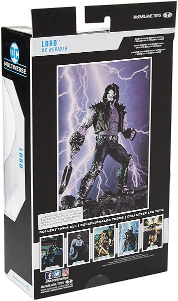 McFarlane Toys McFarlane Toys DC Multiverse Lobo DC Rebirth 7 Inch Action Figure with Accessories for Collectors and Fans - View 6 of 8