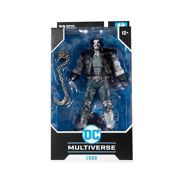 McFarlane Toys McFarlane Toys DC Multiverse Lobo DC Rebirth 7 Inch Action Figure with Accessories for Collectors and Fans - View 8 of 8