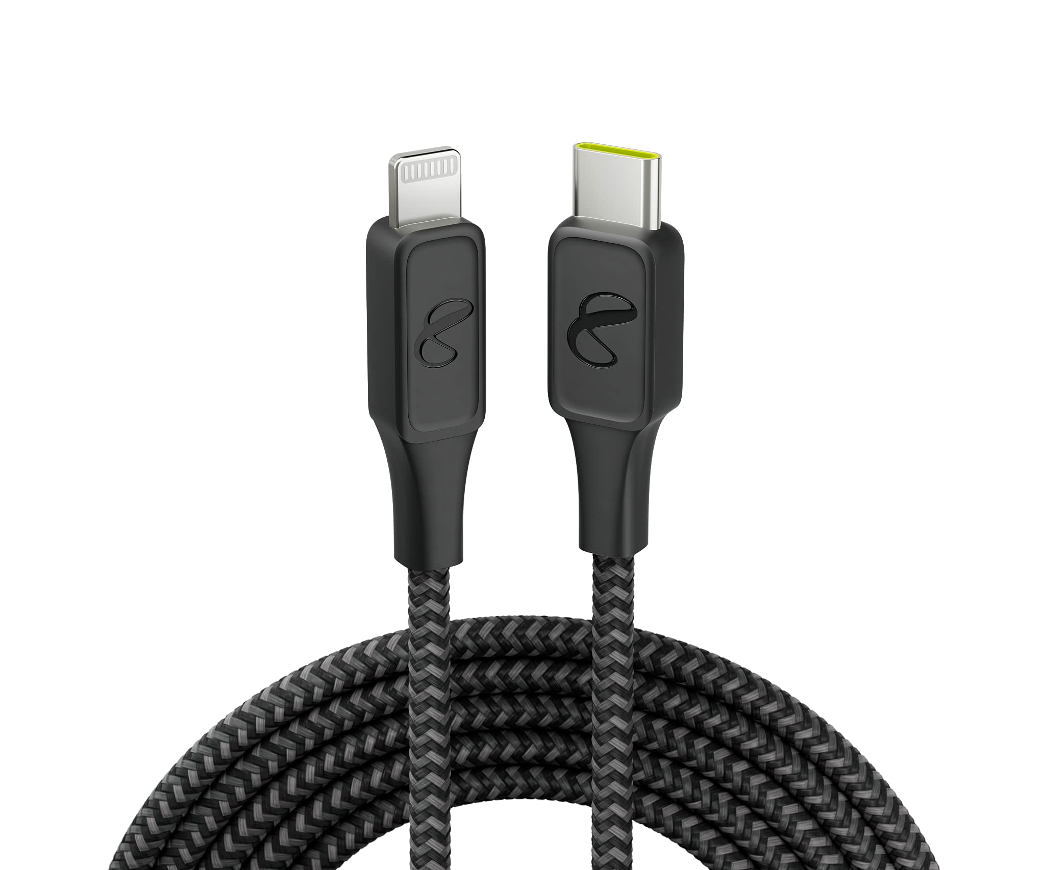 InfinityLab InstantConnect USB-C to Lightning Cable - 20W Fast Charging for iPhone & iPad - Black