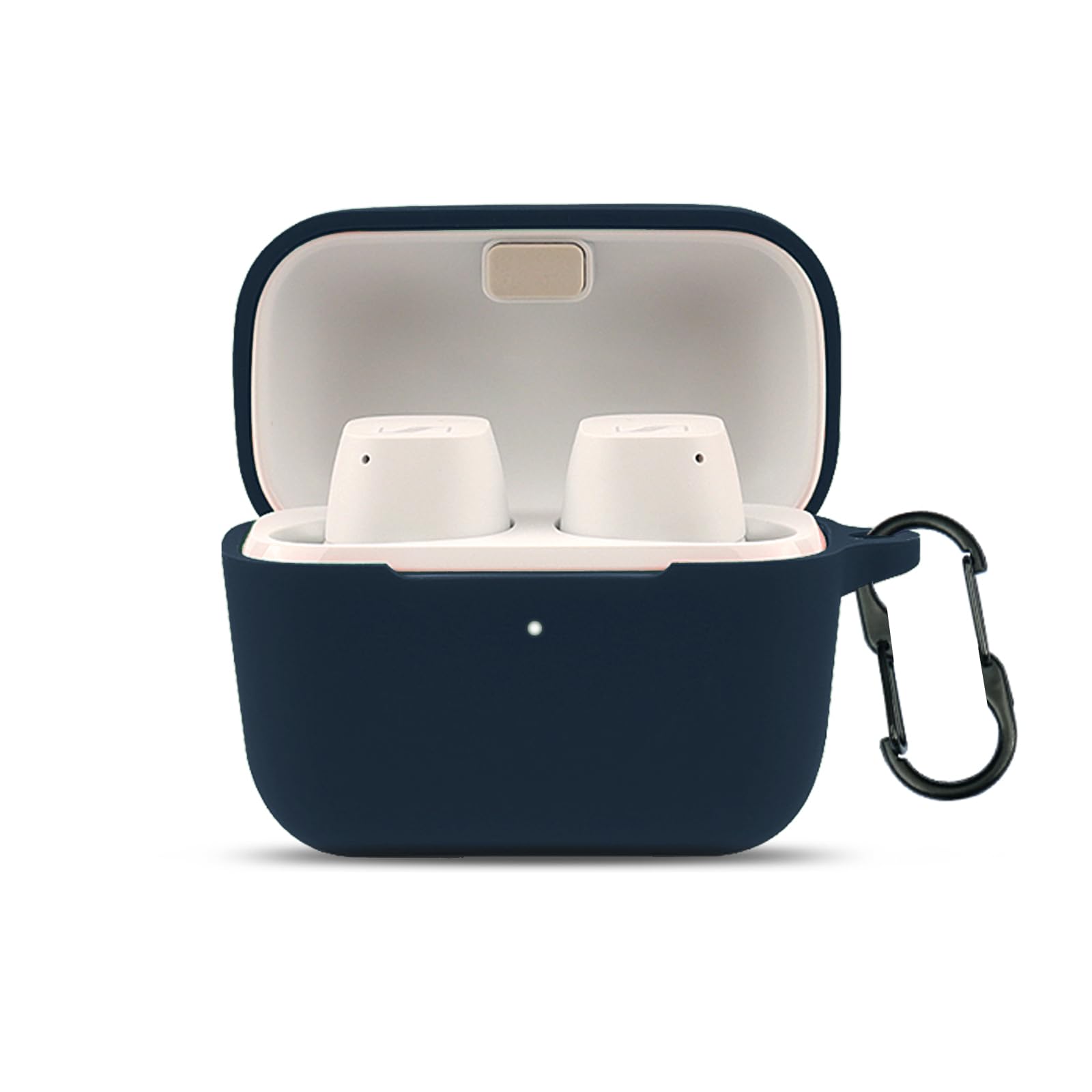 LEFXMOPHY Blue Silicone Cover Case Replacement for Sennheiser CX 400BT True Wireless Earbuds Protective Skin Protector